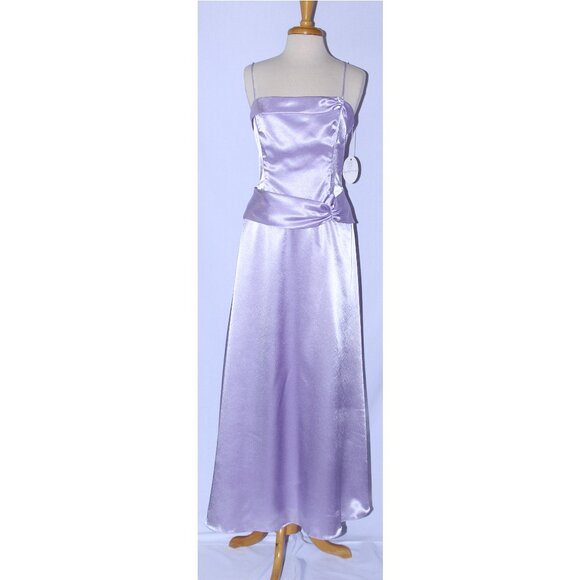 Cindy Dresses & Skirts - NWOT Cindy #1027 Long Satin Bridesmaid Dress-Size XL- LILAC